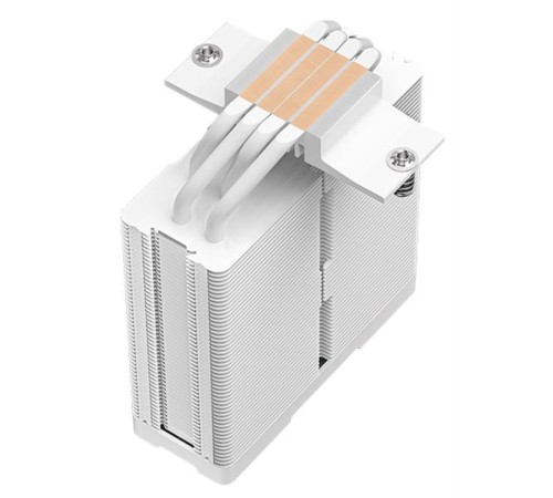 Кулер для процессора DEEPCOOL AG400 DIGITAL WH LGA1700/1200/115X/AM5/AM4 (9шт/кор, TDP 220W, PWM, Fan 120mm, 4 тепл. трубки, черный) RET (R-AG400-WHNDMN-G-1)