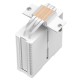 Кулер для процессора DEEPCOOL AG400 DIGITAL WH LGA1700/1200/115X/AM5/AM4 (9шт/кор, TDP 220W, PWM, Fan 120mm, 4 тепл. трубки, черный) RET (R-AG400-WHNDMN-G-1)