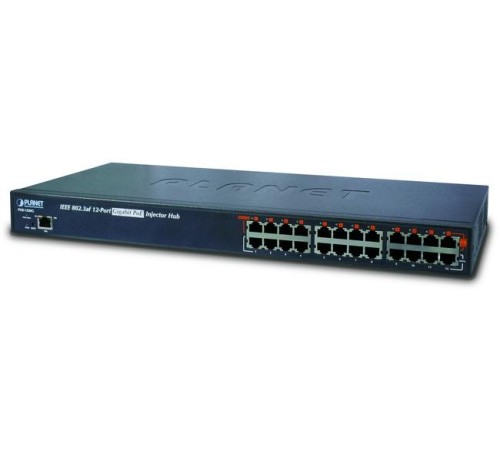 инжектор/ PLANET 12-Port 802.3at Managed Gigabit Power over Ethernet Injector Hub (full power - 200W) инжектор/ PLANET 12-Port 802.3at Managed Gigabit Power over Ethernet Injector Hub (full power - 200W)