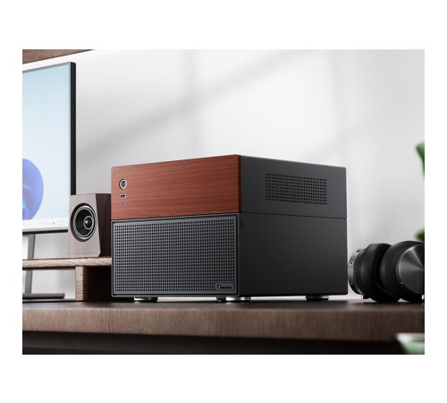 Корпус без блока питания/ Case JONSBO N4, Mini-Tower, 1x120mm, 1xUSB-A 3.0 + 1xUSB-C 3.2, SFX PSU Support, mATX, mITX Black