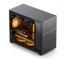 Корпус без блока питания/ Case JONSBO D31 MESH, Mini-Tower, TG, no fan, 1xUSB-A 3.2 + 1xUSB-C 3.2, mATX, mDTX, mITX Black