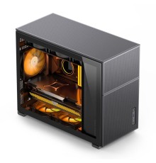 Корпус без блока питания/ Case JONSBO D31 MESH, Mini-Tower, TG, no fan, 1xUSB-A 3.2 + 1xUSB-C 3.2, mATX, mDTX, mITX Black
