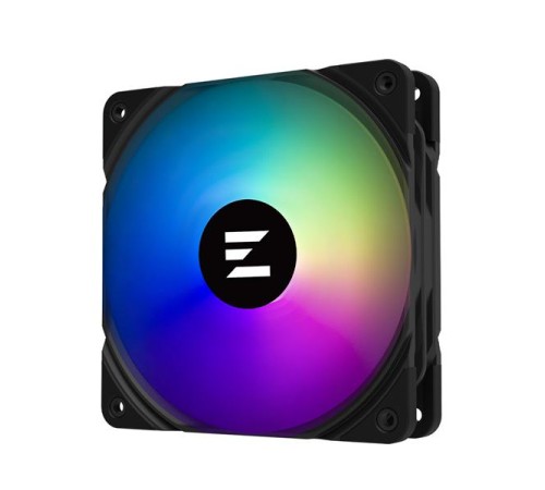 Вентилятор для корпуса ZALMAN ZM-AF120 ARGB BLACK, 120x120x25mm, 4-PIN PWM, 600-2000 RPM, 29,7 DBA MAX, HYDRO BEARING