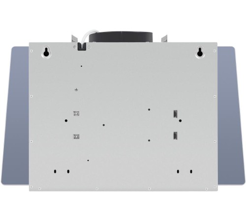 ВЫТЯЖКА HOMSAir Elf Push 60 Glass White/ наклонная, подвесная, кнопочное управление, 3 скорости, 650 м3/ч,до 25 м2, 47 Дб, светодиодное LED-освещение, ширина 60 см, высота 30 см, белый цвет