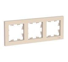 ATLASDESIGN 3-постовая РАМКА, универсальная, БЕЖЕВЫЙ