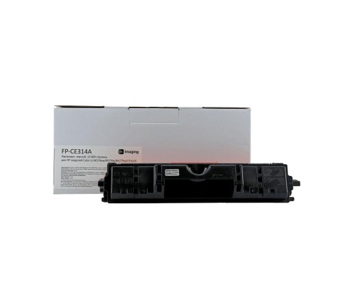 Картридж F+ imaging, черный, 14 000 страниц, для HP моделей Color LJ M175nw/M176n/M177fw/CP1025 (аналог CE314A), FP-CE314A (Вскрытая упаковка)