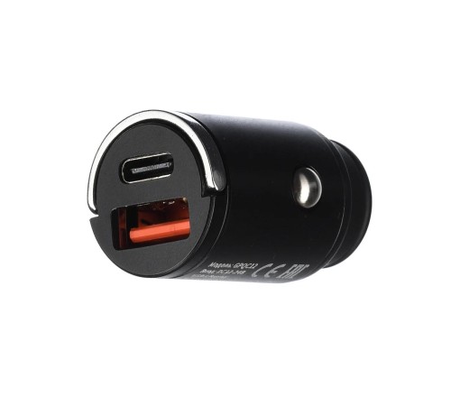 Сетевое З/У/ Автомобильное З/У GoPower GPQC12 1USB+1Type-C 22.5W Mini черный (1/100) Сетевое З/У/ Автомобильное З/У GoPower GPQC12 1USB+1Type-C 22.5W Mini черный (1/100)