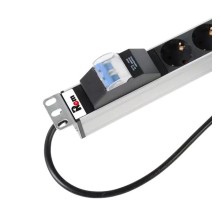 Блок розеток ЦМО Верт блок розеток Rem-16, 1х16A, авт, 20S, 1420мм, 33-48U, шнур 3м