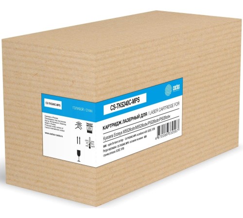 -/ Картридж лазерный Cactus CS-TK5240C-MPS TK-5240C голубой (6000стр.) для Kyocera Ecosys M5526cdn/M5526cdw/P5026cdn/P5026cdw