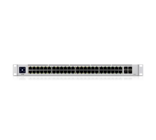 Коммутатор/ 48-port, Layer 2 PoE switch with a silent, fanless cooling system.195W total PoE availability