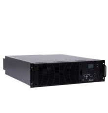Источник бесперебойного питания/ POWERMAN Online 6000 RT, LCD, double conversion UPS, rack / tower, 6000VA, 5400W, terminal block. Protection against short circuit, surge bursts, overload, battery discharge and overcharge, USB, RS232, SNMP, EPO. 443x580x1
