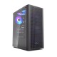 Корпус без блока питания/ Case PCCooler MA100 MESH BK, Midi-Tower, TG, Mesh, 3x120mm ARGB, 1xUSB-A 3.0 + 2xUSB-A 2.0, ATX, mATX, mITX Black
