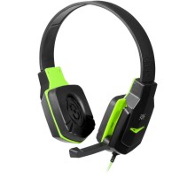 Defender Игровая гарнитура Warhead G-320 черный+зеленый, кабель 1.8 м