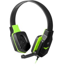 Defender Игровая гарнитура Warhead G-320 черный+зеленый, кабель 1.8 м