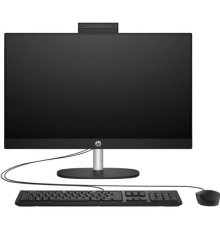 Моноблок/ HP All-in-One 24-cr0253nh   23.8"(1920x1080 IPS)/Intel Core i5 1335U(1.4Ghz)/16384Mb/512PCISSDGb/noDVD/Int:Intel Iris X/Cam/WiFi/war 1y/Jack Black/DOS + Eng kbd,  mouse
