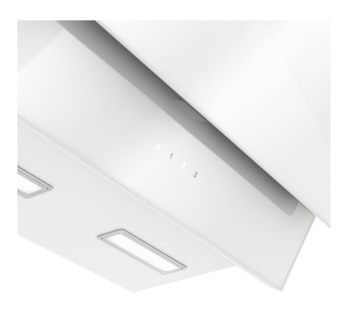 Вытяжка Franke/ Best, Вытяжка наклонная TEMPER 50 WH, 50 см, 1000 м3/ч, сенсорное управление, LED освещение, 62 дБ, Угольный фильтр Ф-09 (опция), Основной цвет белый, Фальштруба белый цвет