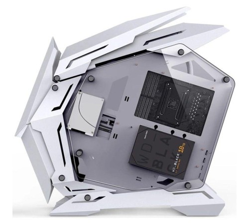Корпус без блока питания/ Case JONSBO MOD-3 MINI, Midi-Tower, TG, no fans, 1xUSB-A 3.0 + 1xUSB-C 3.2, mATX, mITX White