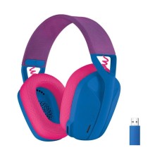 Гарнитура беспроводная игровая Logitech G435 Wireless Gaming Headset - Blue (M/N: A00149, A00150) (Мятая упаковка)