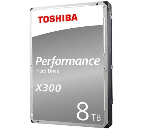 Жесткий диск/ HDD Toshiba X300 SATA3 8Tb 3.5" 7200 256Mb RTL (analog HDWR180UZSVA, HDWR180EZSTA)