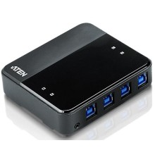 Переключатель Aten US434-AT USB, 4 ПК> 4 устройства, 4 USB B-тип > 4 USB A-тип, Male > Female, со шнурами A-B 2х1.2м.+2х/ 4P USB3.1 Gen1 Peripheral Sharing Device