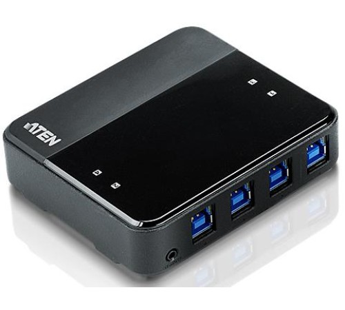 Переключатель Aten US434-AT USB, 4 ПК> 4 устройства, 4 USB B-тип > 4 USB A-тип, Male > Female, со шнурами A-B 2х1.2м.+2х/ 4P USB3.1 Gen1 Peripheral Sharing Device Переключатель Aten US434-AT USB, 4 ПК> 4 устройства, 4 USB B-тип > 4 USB A-тип, Male > Female, со шнурами A-B 2х1.2м.+2х/ 4P USB3.1 Gen1 Peripheral Sharing Device