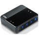 Переключатель Aten US434-AT USB, 4 ПК> 4 устройства, 4 USB B-тип > 4 USB A-тип, Male > Female, со шнурами A-B 2х1.2м.+2х/ 4P USB3.1 Gen1 Peripheral Sharing Device