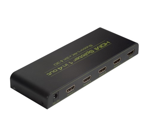 Greenconnect Разветвитель v1.4 HDMI 1на 4 выхода, 4K2K 30Hz /1080p 120Hz + индикация серия Greenline GL-v104C Greenconnect Разветвитель v1.4 HDMI 1на 4 выхода, 4K2K 30Hz /1080p 120Hz + индикация серия Greenline GL-v104C