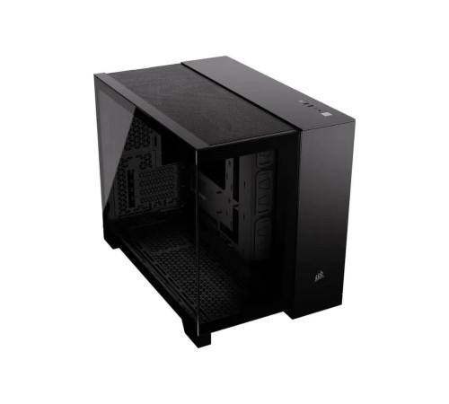 Корпус без блока питания/ Case Corsair 2500X Airflow, Midi-Tower, TG, no fan, 2xUSB-A 3.2, 1xUSB 3.2 Type-C, mATX, mITX Black