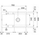 Мойка Franke 114.0157.493/ Best, Мойка Franke MRG 611-78 оникс