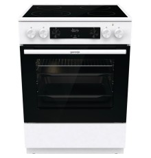 Плита GORENJE/ Тип плиты: электрическая, Тип варочной поверхности: стеклокерамическая, Цвет: белый, Гриль: Есть, Ширина, см: 60