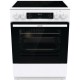 Плита GORENJE/ Тип плиты: электрическая, Тип варочной поверхности: стеклокерамическая, Цвет: белый, Гриль: Есть, Ширина, см: 60