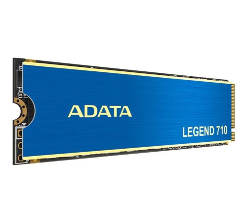 Твердотельный накопитель/ ADATA SSD LEGEND 710, 512GB, M.2(22x80mm), NVMe 1.4, PCIe 3.0 x4, 3D NAND, R/W 2400/1000MB/s, IOPs 90 000/150 000, TBW 130, DWPD 0.23, with Heat Sink (3 года) Твердотельный накопитель/ ADATA SSD LEGEND 710, 512GB, M.2(22x80mm), NVMe 1.4, PCIe 3.0 x4, 3D NAND, R/W 2400/1000MB/s, IOPs 90 000/150 000, TBW 130, DWPD 0.23, with Heat Sink (3 года)