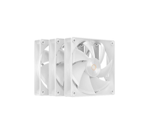 Вентилятор для корпуса Ocypus Delta F12 WH 3 IN 1, 120x120x25mm, 4-PIN PWM, 500-2000 RPM, 29 DBA MAX, HYDRO BEARING
