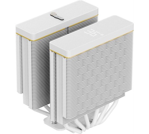 Кулер для процессора Ocypus Iota A62 WH, 2x120mm FAN, Display Panel, 6 HEAT PIPES, 4-PIN PWM, 500-2000 RPM, 29DBA, FDB, LGA115X/1200/1700/18XX, AM4/AM5
