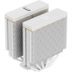 Кулер для процессора Ocypus Iota A62 WH, 2x120mm FAN, Display Panel, 6 HEAT PIPES, 4-PIN PWM, 500-2000 RPM, 29DBA, FDB, LGA115X/1200/1700/18XX, AM4/AM5