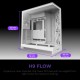 Корпус без блока питания/ Case NZXT H9 Flow (2025), Midi-Tower, TG, 3x140mm + 1x120mm, 2xUSB-A 3.2 + 1xUSB-C 3.2, E-ATX, ATX, mATX, mITX White