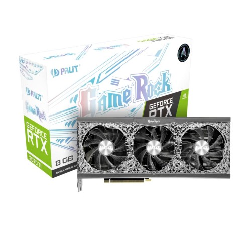 Видеокарта Palit RTX3070Ti GAMEROCK 8GB GDDR6X 256bit 3-DP HDMI (Вскрытая упаковка) Видеокарта Palit RTX3070Ti GAMEROCK 8GB GDDR6X 256bit 3-DP HDMI (Вскрытая упаковка)