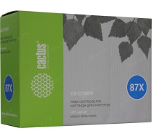 -/ Картридж лазерный Cactus CS-CF287X CF287X черный (18000стр.) для HP LJ M506dn/ M506n/ M506x