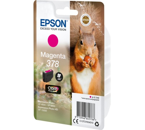 Картридж/ Singlepack Magenta 378 Claria Photo HD Ink