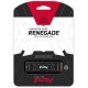 Твердотельный накопитель/ Kingston SSD Fury Renegade, 4000GB, M.2(22x80mm), NVMe, PCIe 4.0 x4, 3D TLC, R/W 7300/7000MB/s, IOPs 1 000 000/1 000 000, DRAM buffer 4096MB, TBW 4000, DWPD 0.55 (60 мес)
