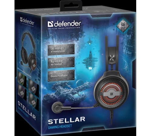 Defender Акустическая 2.0 система Stellar 6Вт, подсветка, питание от USB