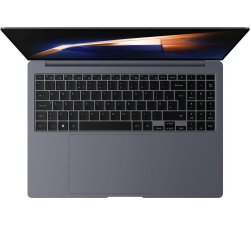 Ноутбук/ Samsung Galaxy Book4 Pro 16"(2880x1800 AMOLED)/Touch/Intel Core Ultra 7 155H(1.4Ghz)/16384Mb/512PCISSDGb/noDVD/Int:Intel Arc graphics/Cam/BT/WiFi/76WHr/war 1y/1.56kg/Moonstone Gray/Win11Home + Eng kbd 3 pin Ноутбук/ Samsung Galaxy Book4 Pro 16"(2880x1800 AMOLED)/Touch/Intel Core Ultra 7 155H(1.4Ghz)/16384Mb/512PCISSDGb/noDVD/Int:Intel Arc graphics/Cam/BT/WiFi/76WHr/war 1y/1.56kg/Moonstone Gray/Win11Home + Eng kbd 3 pin