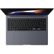 Ноутбук/ Samsung Galaxy Book4 Pro 16"(2880x1800 AMOLED)/Touch/Intel Core Ultra 7 155H(1.4Ghz)/16384Mb/512PCISSDGb/noDVD/Int:Intel Arc graphics/Cam/BT/WiFi/76WHr/war 1y/1.56kg/Moonstone Gray/Win11Home + Eng kbd 3 pin