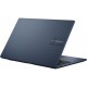 Ноутбук/ ASUS X1504VA-BQ281 15.6"(1920x1080 (матовый) IPS)/Intel Core i3 1315U(1.2Ghz)/8192Mb/512PCISSDGb/noDVD/Int:Intel UHD Graphics/Cam/BT/WiFi/42WHr/war 1y/1.7kg/Quiet Blue/DOS