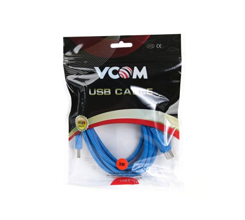 Кабель/ Кабель соединительный USB3.0 Am/Bm 3m VCOM (VUS7070-3M)