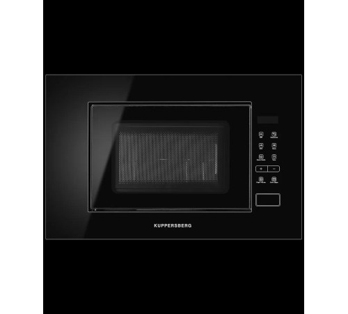 Встраиваемая микроволновая печь Kuppersberg/ Встраиваемая микроволновая печь Kuppersberg, объем 20 л, мощность 700 Вт, поворотный стол, High-Tech, 9 автоматических программ, гриль, сенсорное управление, цвет черный