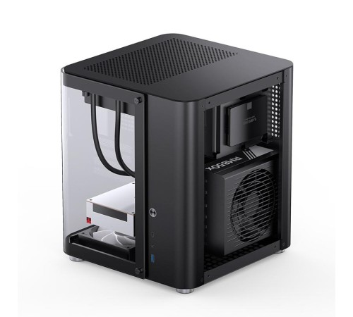 Корпус без блока питания/ Case JONSBO TK-1 Black 2.0, Mini-Tower, no fan, 1xUSB-A 3.2 + 1xUSB-C 3.2, mATX, mITX Black Корпус без блока питания/ Case JONSBO TK-1 Black 2.0, Mini-Tower, no fan, 1xUSB-A 3.2 + 1xUSB-C 3.2, mATX, mITX Black