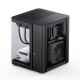 Корпус без блока питания/ Case JONSBO TK-1 Black 2.0, Mini-Tower, no fan, 1xUSB-A 3.2 + 1xUSB-C 3.2, mATX, mITX Black