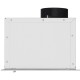 ВЫТЯЖКА HOMSair CROСUS PUSH 52 Glass White/ полновстраиваемая, кнопочное управление, 3 скорости, 850 м3/ч, до 30 м2, 53 дБ, угольный фильтр CF02X - 2 шт, ШхВхД: 518х191х290 мм, белый цвет