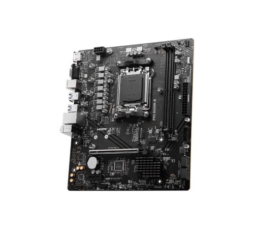 Материнская плата MSI PRO B650M-B,B650,AM5,2DDR5,1PCI-Ex16,1PCI-Ex1,1M.2,4SATA3,6USB3.2 Gen1,6USB2.0,HD Audio